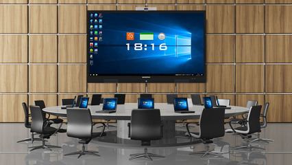 65寸智能会议平板 旗舰版多媒体设备，触控巨屏电脑的革命性应用